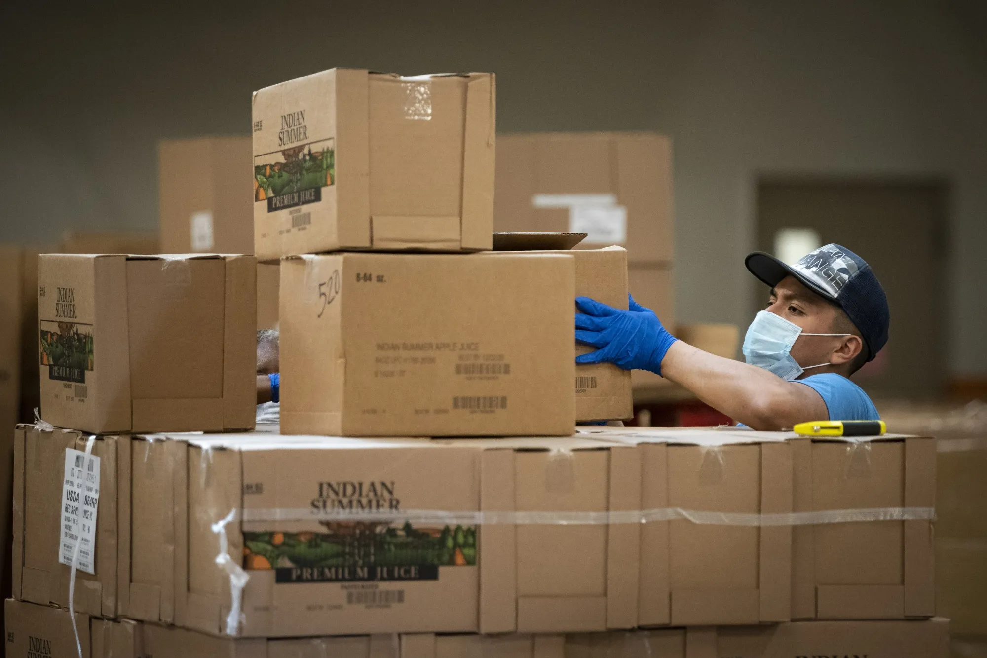 Food Packaging And Distribution At The Capital Area Food Bank 