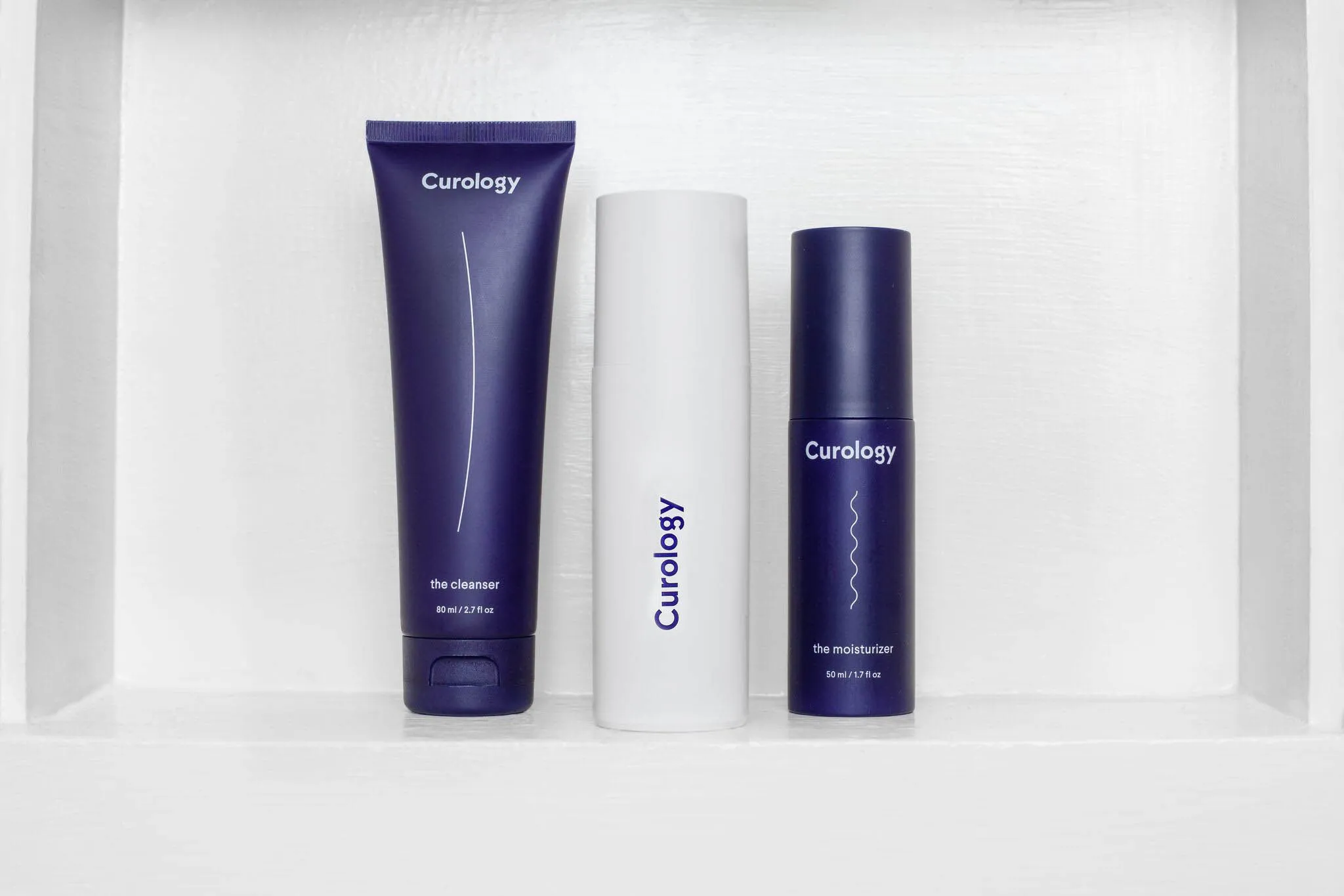 Curology’s two-month skin care sets include a cleanser, moisturizer, and custom night cream.