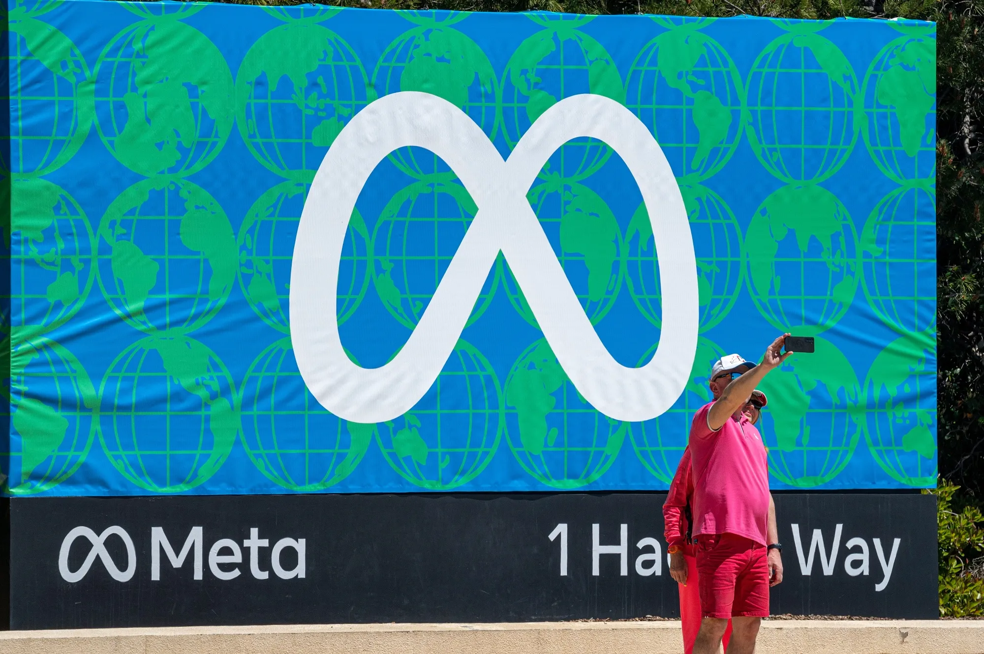 The Meta headquarters in Menlo Park, California.