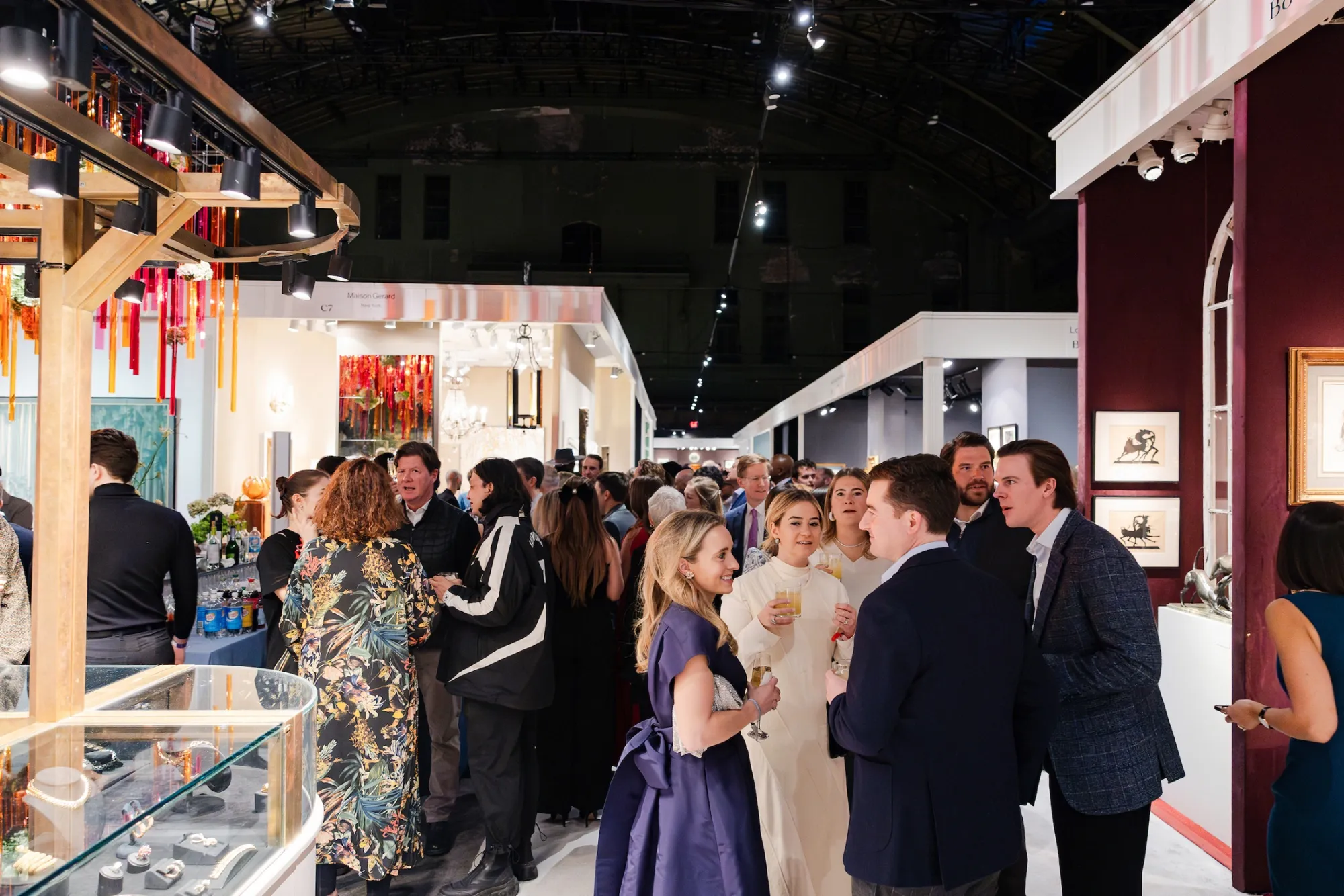 The Young Collectors Night at the Winter Show.