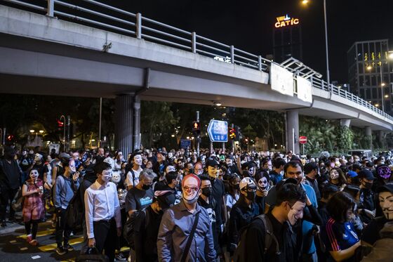 Hong Kong Sees Chaotic Halloween as China Hints at New Measures