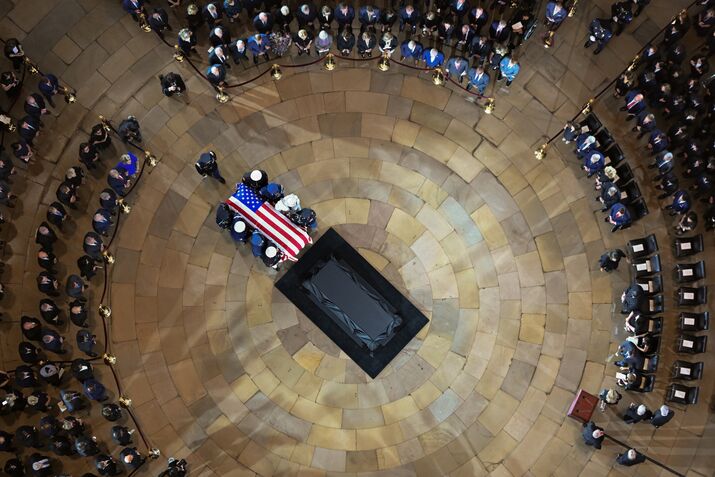 Services Held For Late Republican South Carolina Senator Lindsey Graham Funeral