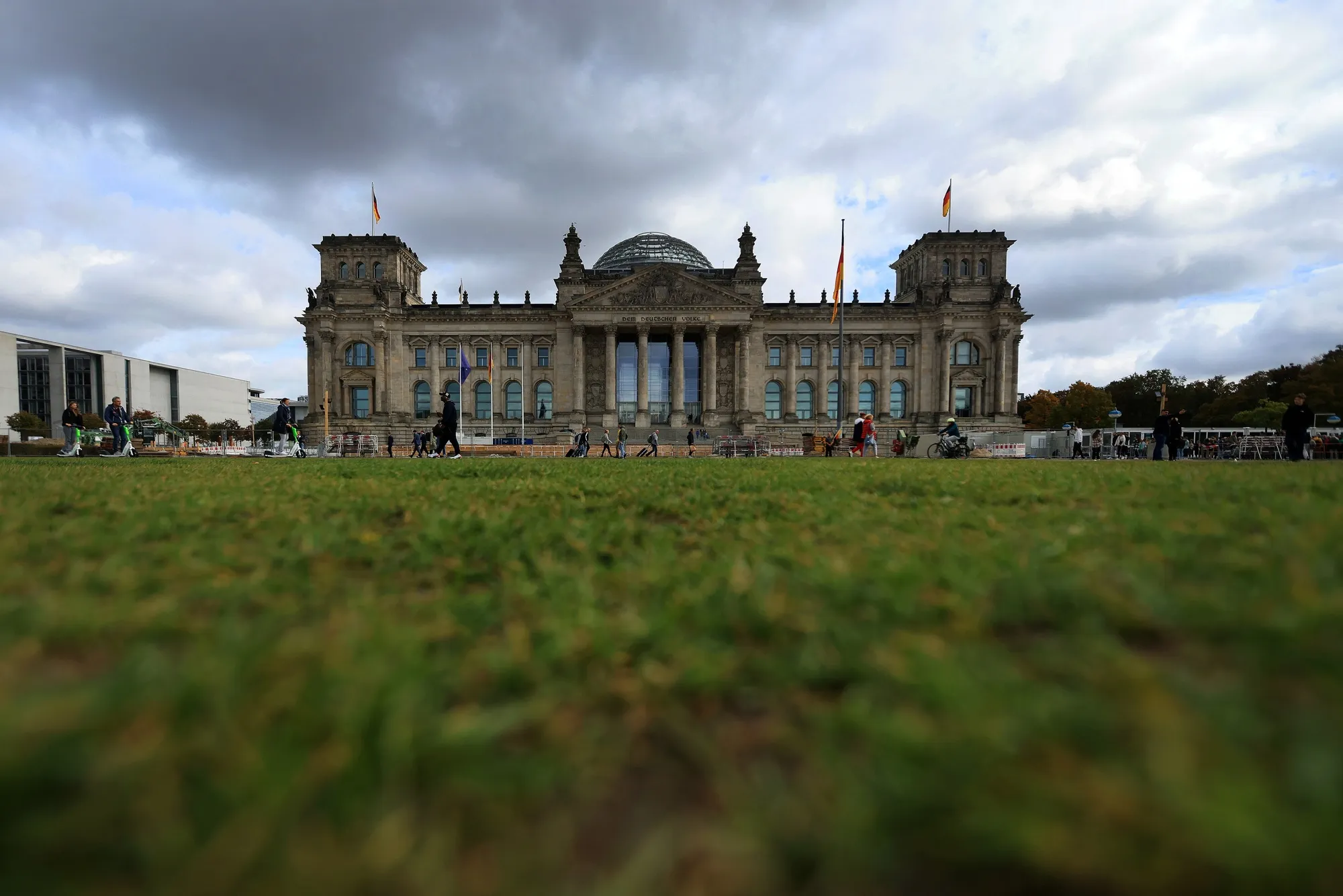 The Reichstag in Berlin, Germany.