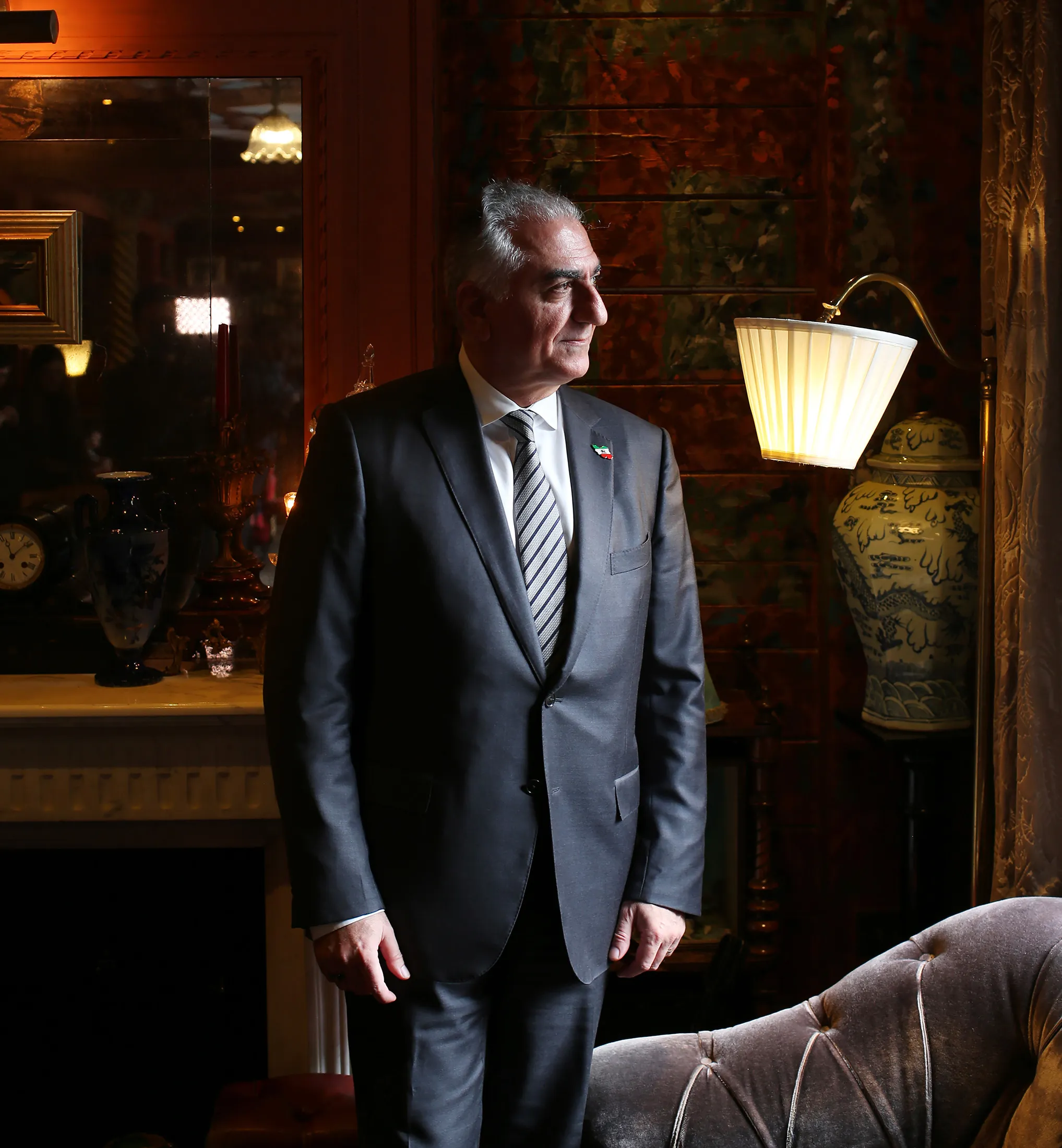 パーレビ氏（2023年、ロンドンで）