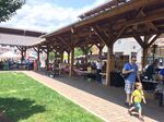 A farmer's market in Blacksburg, Virginia.