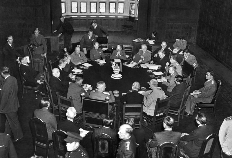 VWWII-POTSDAM CONFERENCE-ALLIED