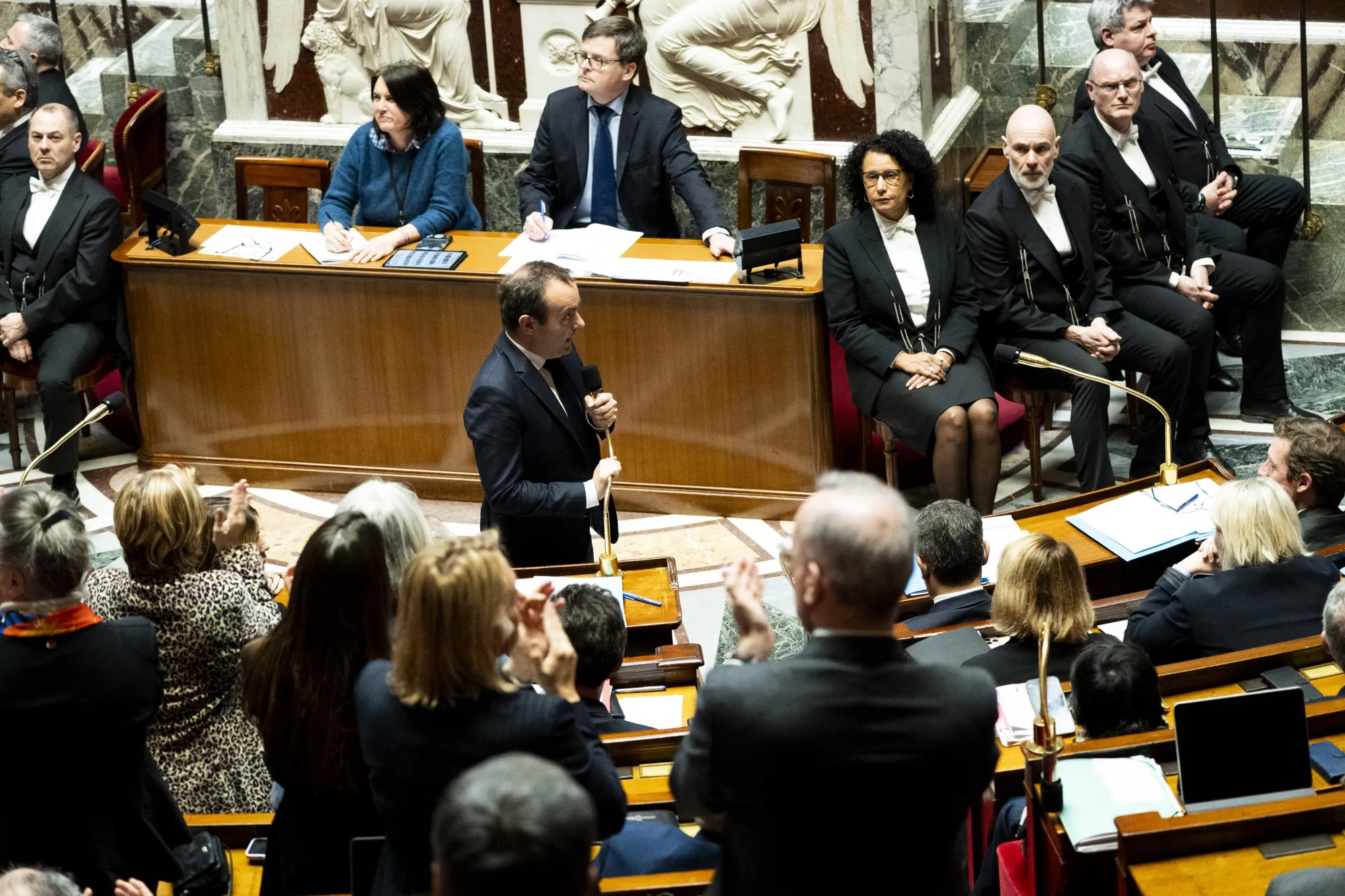 Sebastien Lecornu&nbsp;at the National Assembly&nbsp;in Paris on Feb. 17.