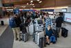 Travelers At San Francisco International Airport Ahead Of Memorial Day Weekend