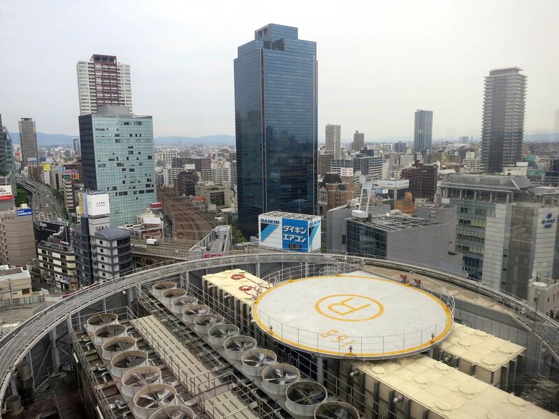 Tokyo Has More Helipads Than Any Other City But They Re Almost A Helipad On Top Of Skyser In Osaka