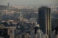 Turkey's Levent Financial District As Turkish Bank Stocks Dumped 