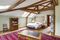 The house has four bedrooms.