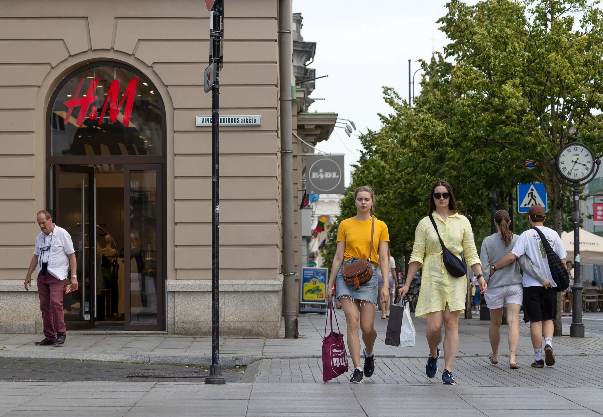 An H&amp;M store&nbsp;in Vilnius, Lithuania.