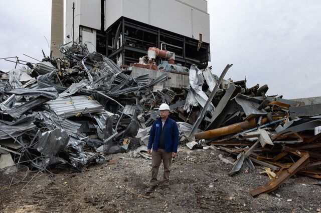 Jeff Delgado, Managing Director of Starwood Energy Group, poses for a portrait at the Logan Generating Plant in Swedesboro, New Jersey, US, on Tuesday, Nov. 15, 2022.