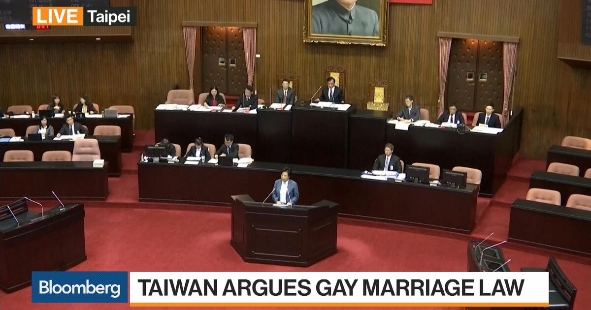 Taiwan Argues Gay Marriage Law Bloomberg