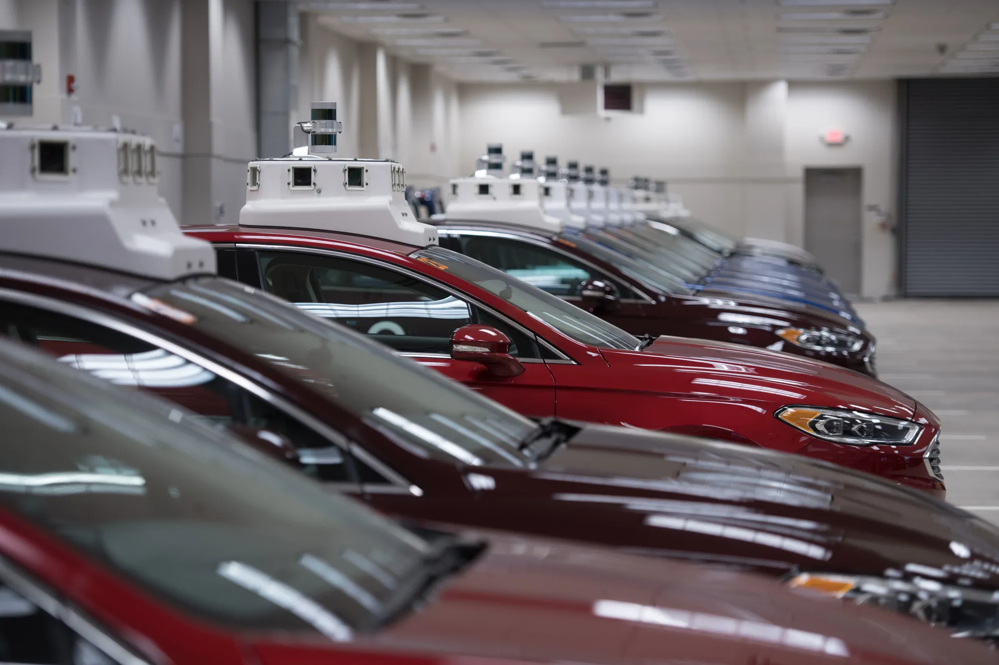Argo AI modified Ford Fusion vehicles.