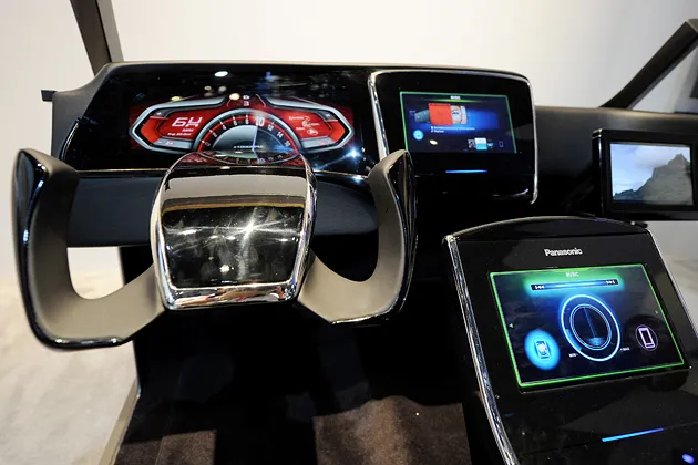 Panasonic automotive applications at the 2013 International Consumer Electronics Show in Las Vegas