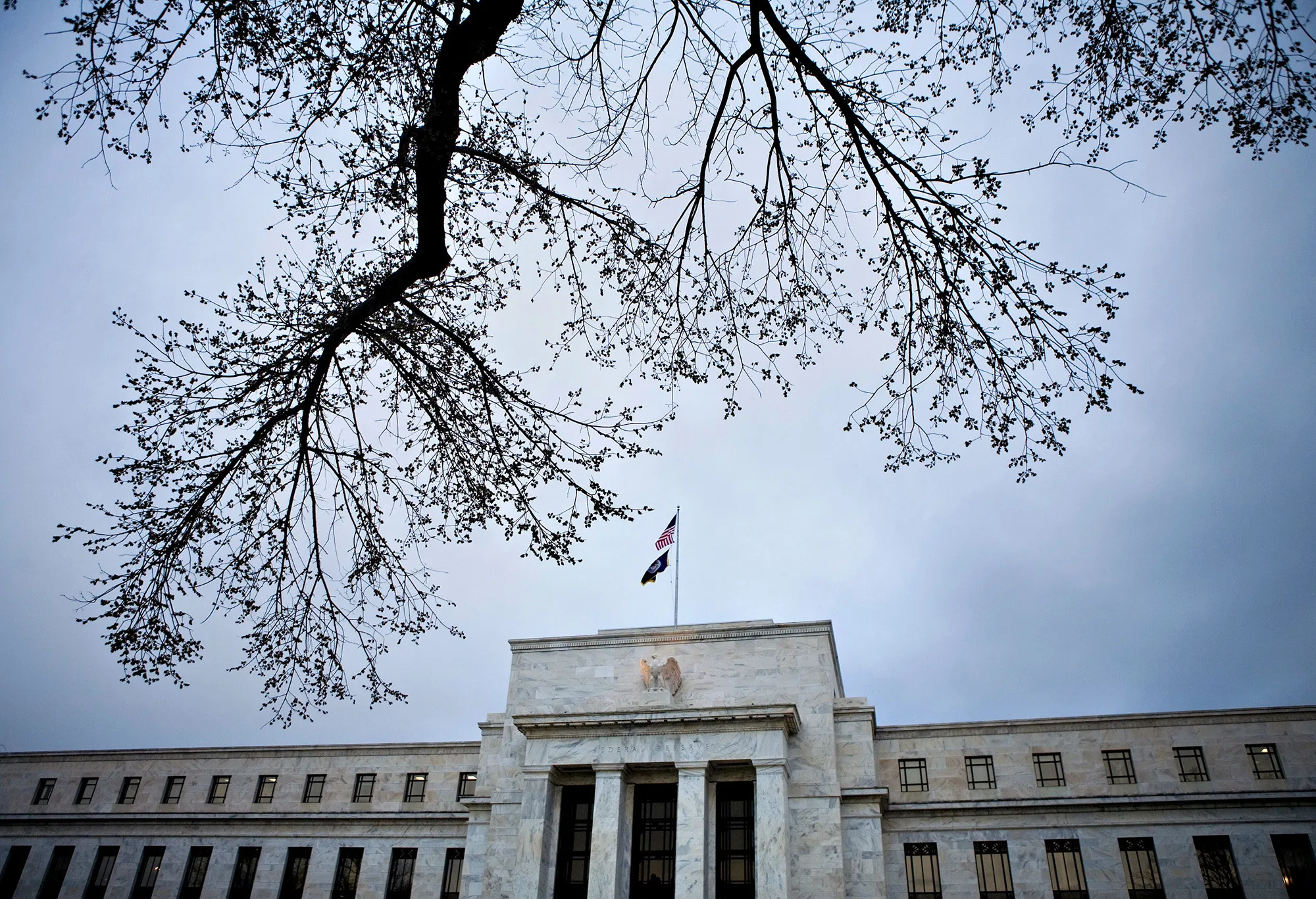 The U.S. Federal Reserve building stands in Washington D.C.