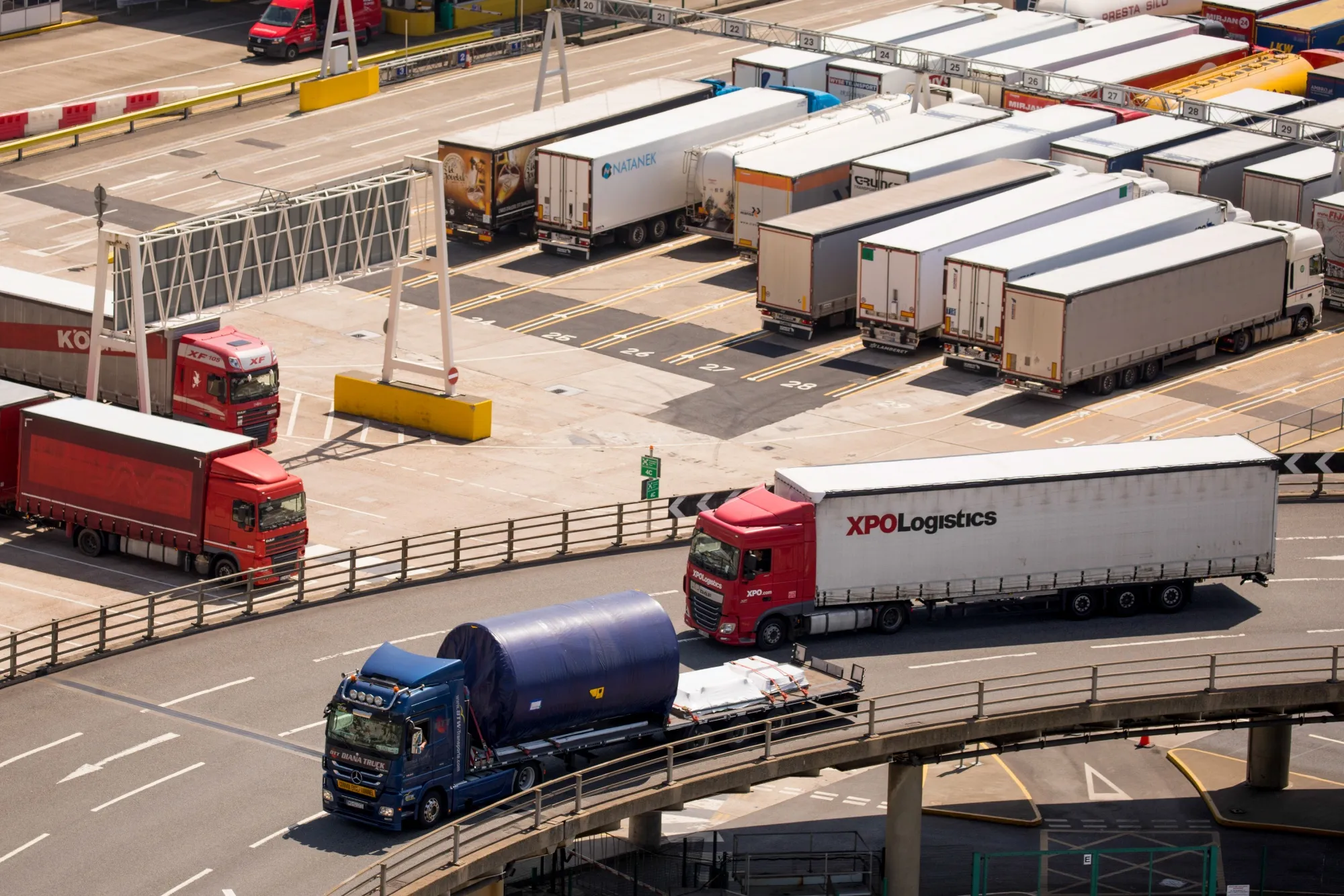 Port Of Dover After U.K. Announced Tariff Cuts In Post-Brexit Trade-Plan