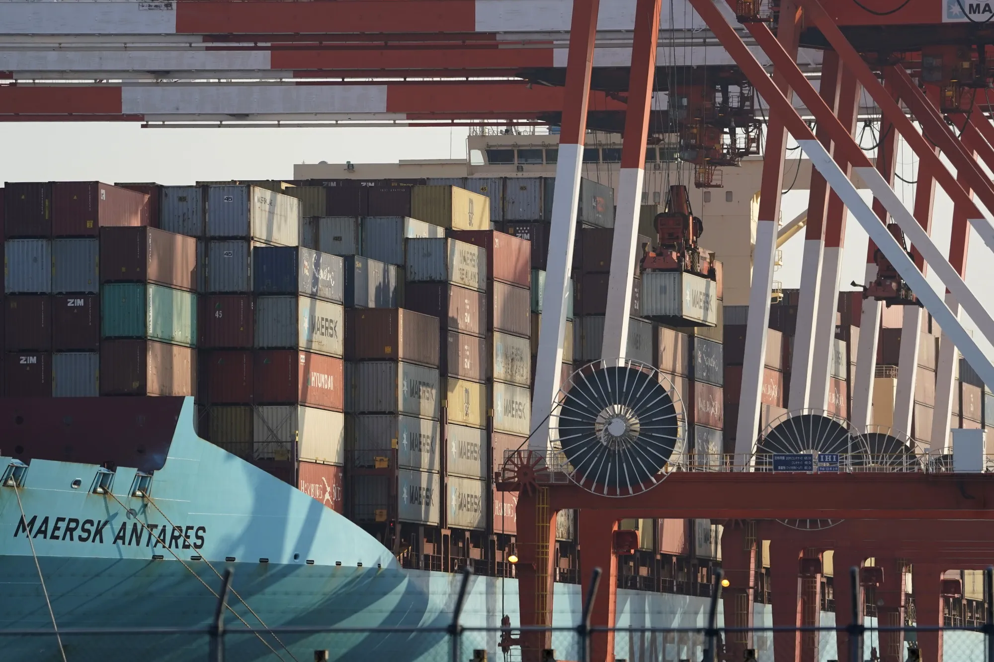 Shipping Activities at Yokohama Port As Japan Exports Decline Again
