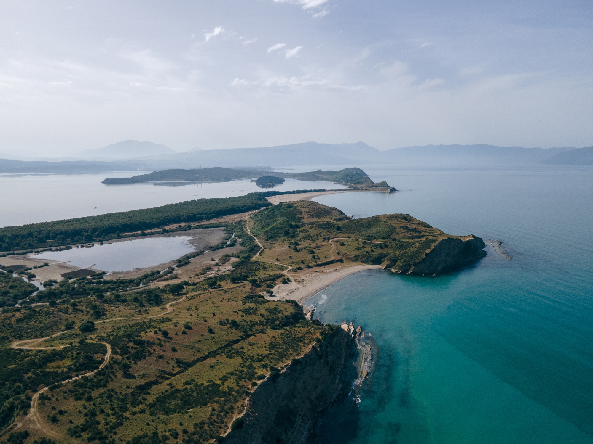 The Zvernec peninsula in southwestern Albania. Photographer: Ilir Tsouko/The Washington Post/Getty Images