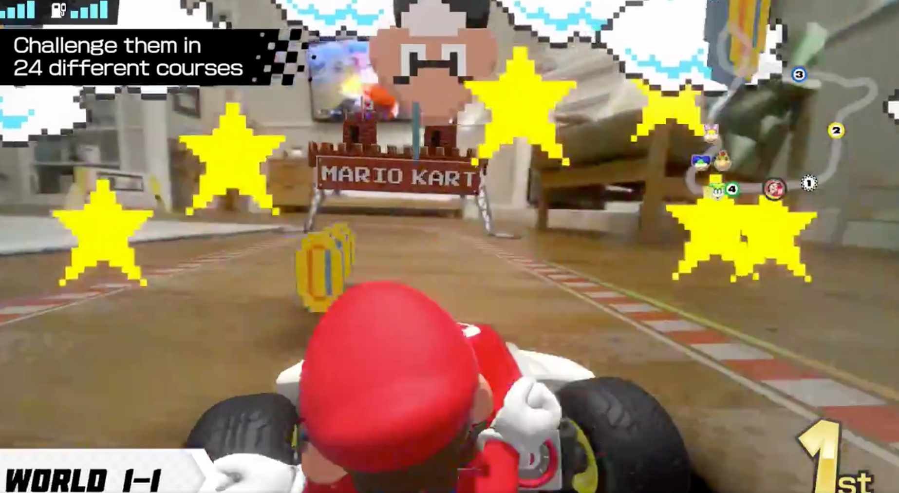 It's 2024. A new Mario Kart is released alongside the Switch 2