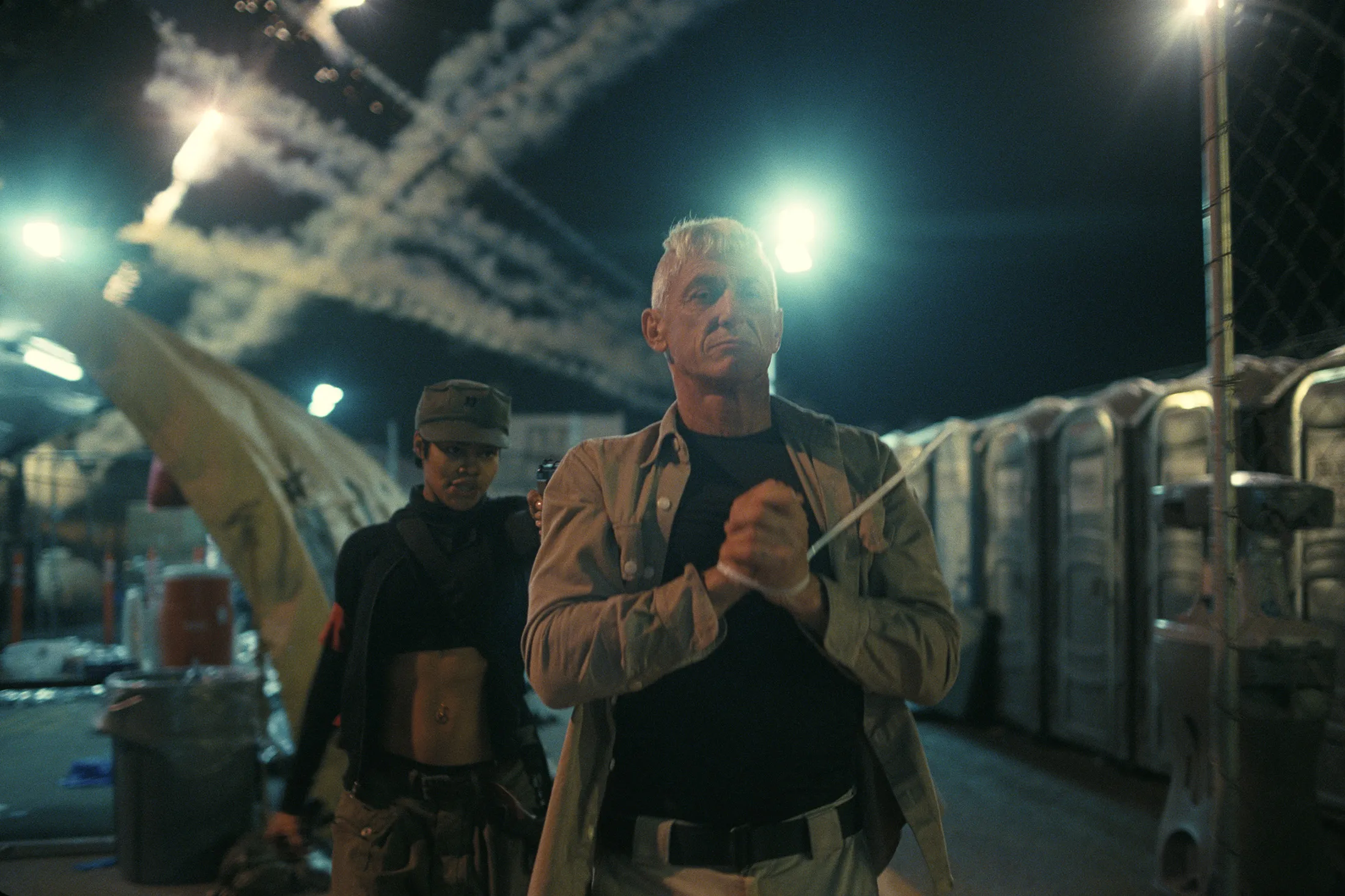 Teyana Taylor and Sean Penn&nbsp;in One Battle After Another.