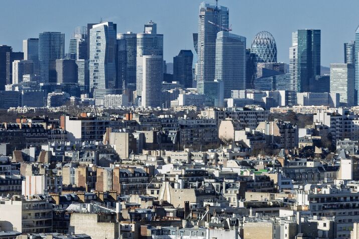 The Paris skyline.