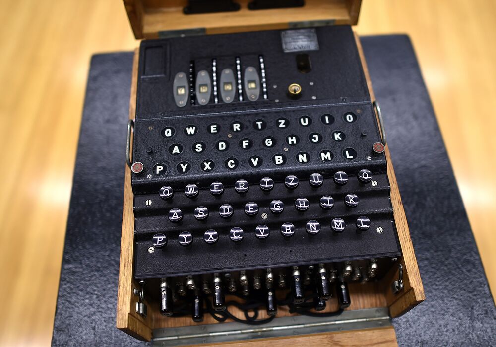 Nazi Enigma Code Machine Like In Imitation Game Goes To Auction Bloomberg