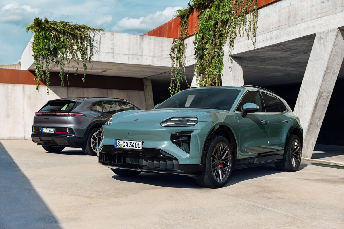 Porsche Unwraps Electric Cayenne SUV in Midst of EV Pullback