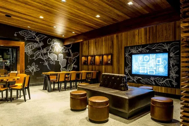 In New Disney Starbucks, 'Magic' Chalkboards Mimic Customers