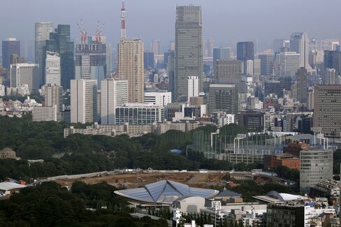 New national stadium construction site