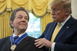 President Trump Awards Presidential Medal Of Freedom To Economist Arthur Laffer 