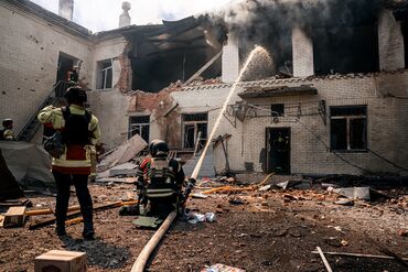 Russian Attack Drones Strike Kindergarten In Sumy
