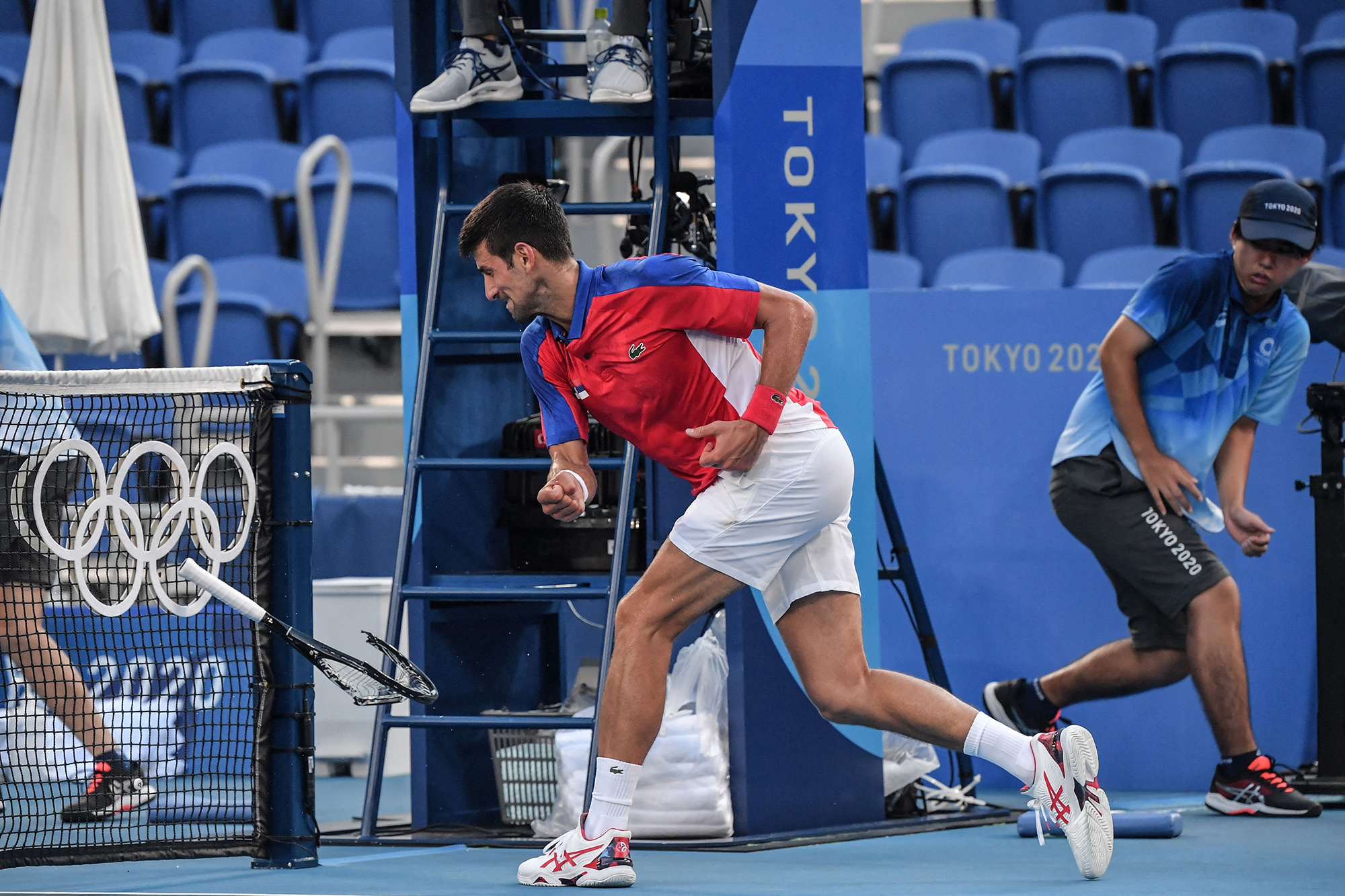 Djokovics Temper Flares Up as He Leaves Tokyo Empty-handed