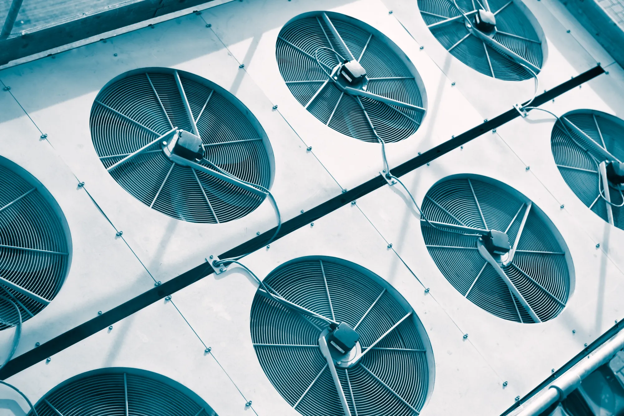 Set of air conditioning heat pump
