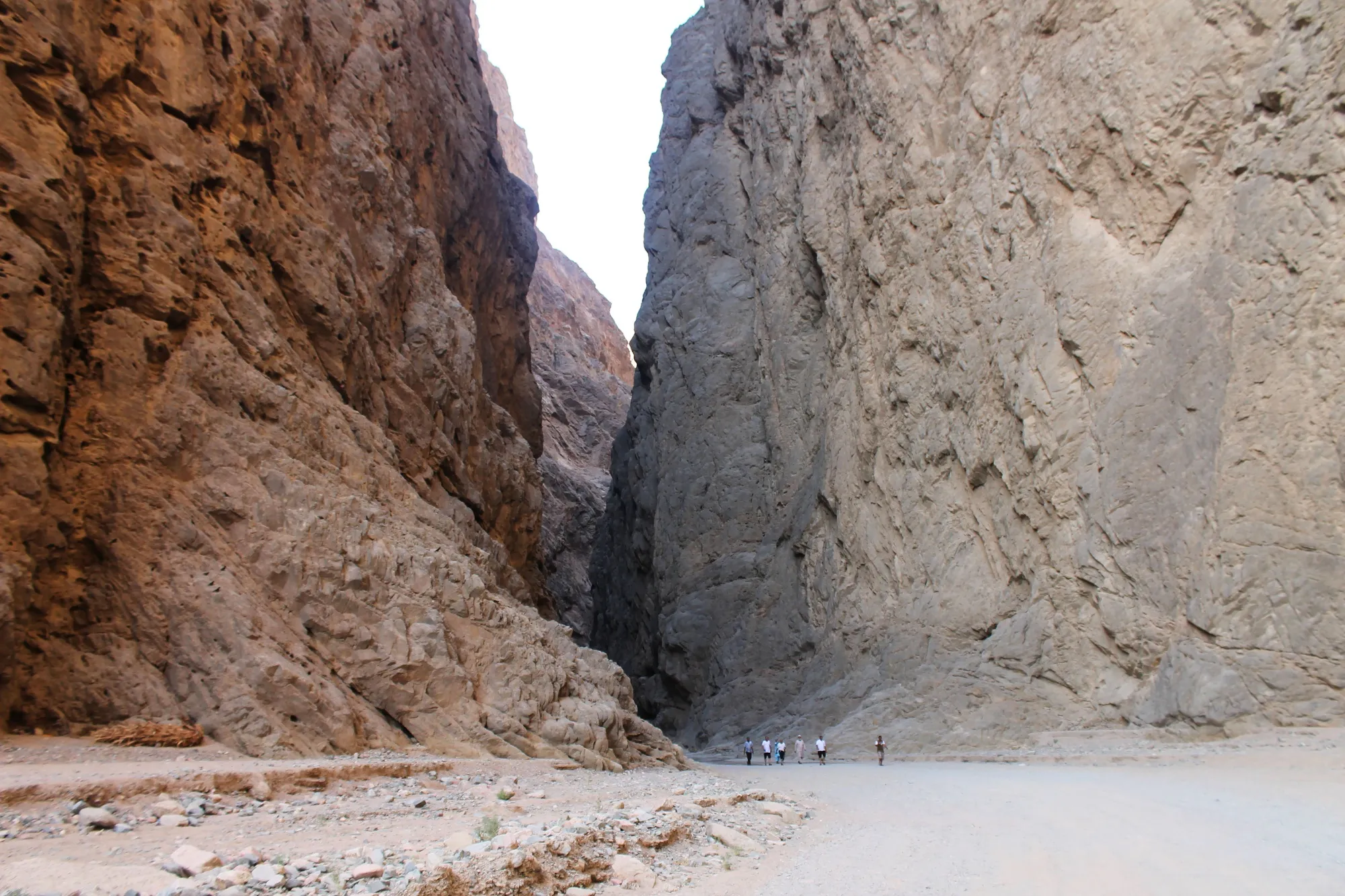 The canyon of Wadi Tayyib Al-Ism in northwestern Saudi Arabia is part of the area that will become Neom. Saudis believe that Moses landed here when he crossed over the sea from Egypt.