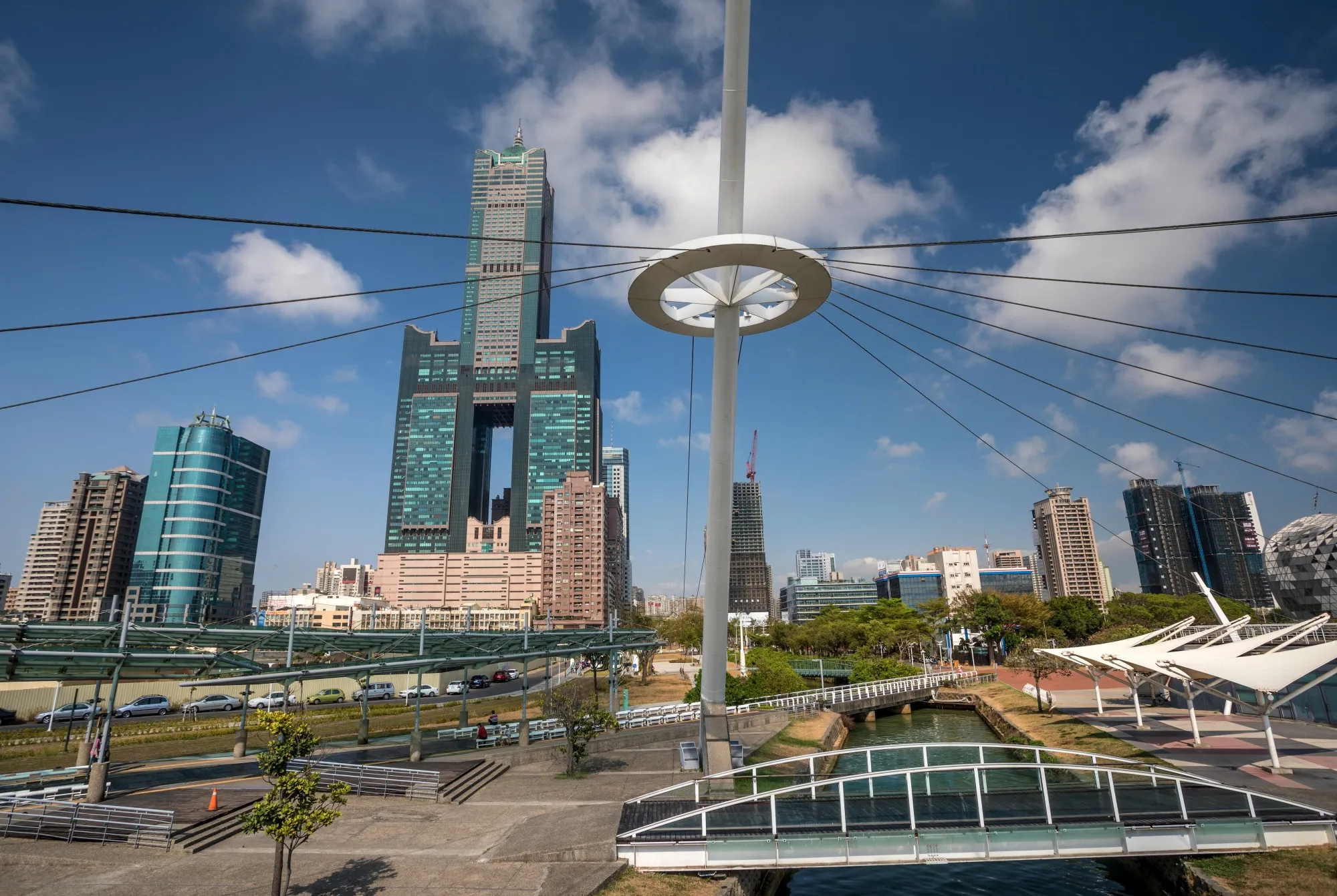 The city of Kaohsiung saw the mercury climb to 36.8C (98F) on Sunday.