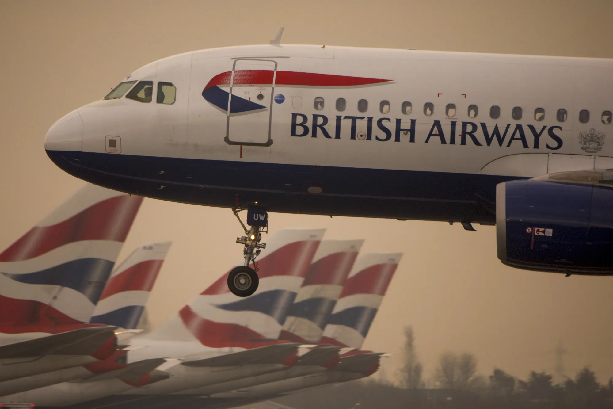 British Airways aircraft.