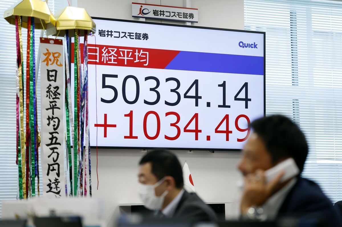 Japan’s Nikkei Breaks Key 50,000 Level Ahead of Trump Meeting