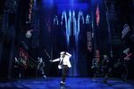 This image released by O&M shows Myles Frost as Michael Jackson in the musical &quot;MJ.&quot; (Matthew Murphy/O&M via AP, File)