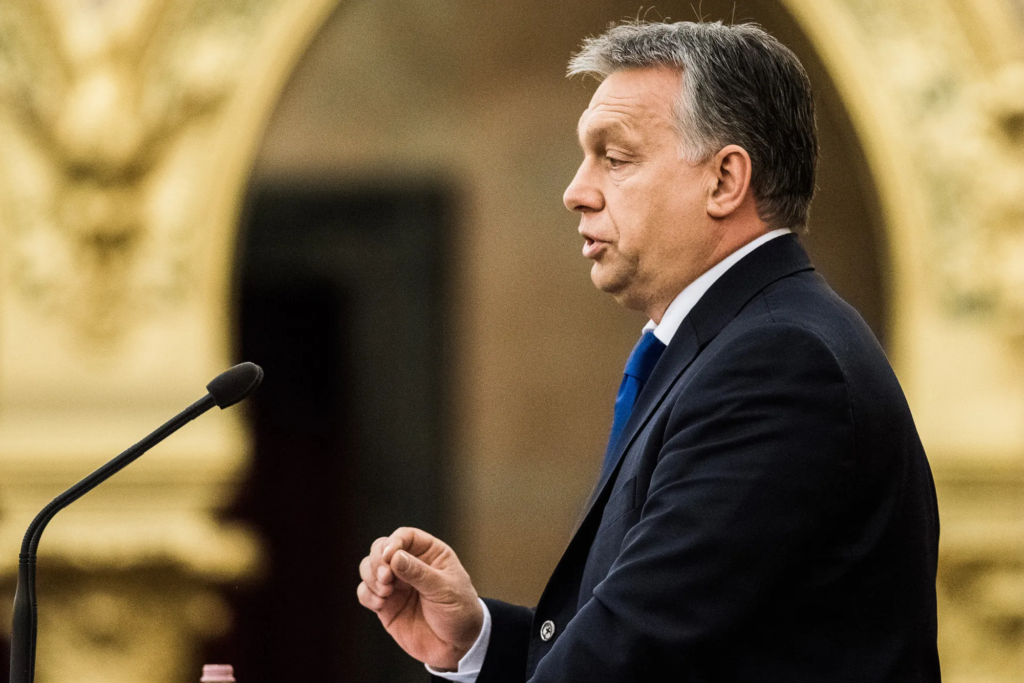 Viktor Orban renewed his assault on George Soros.
