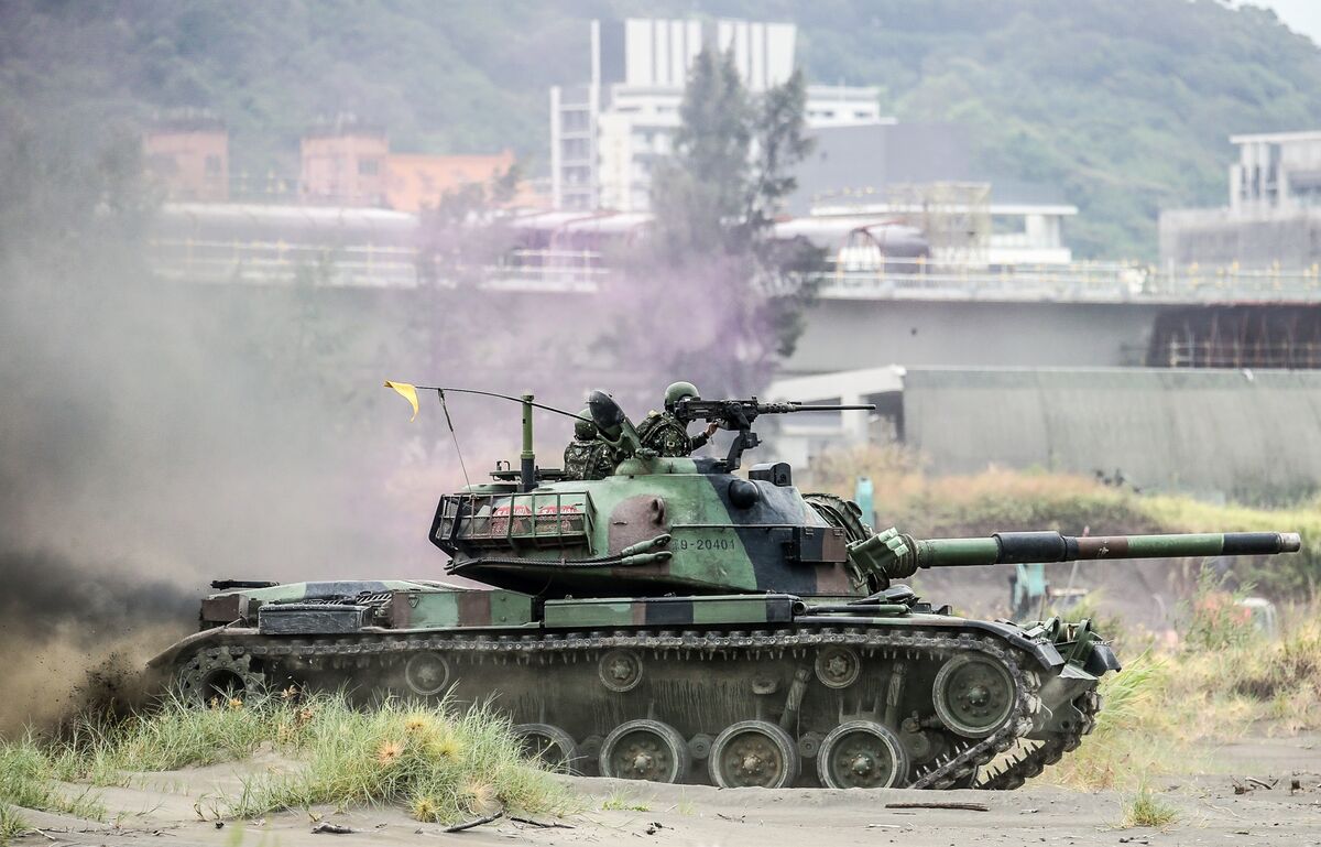 Taiwan Plans Record Military Spending as China Threat Looms - Bloomberg