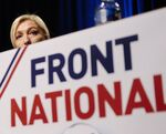 Front National party leader Marine Le Pen.
