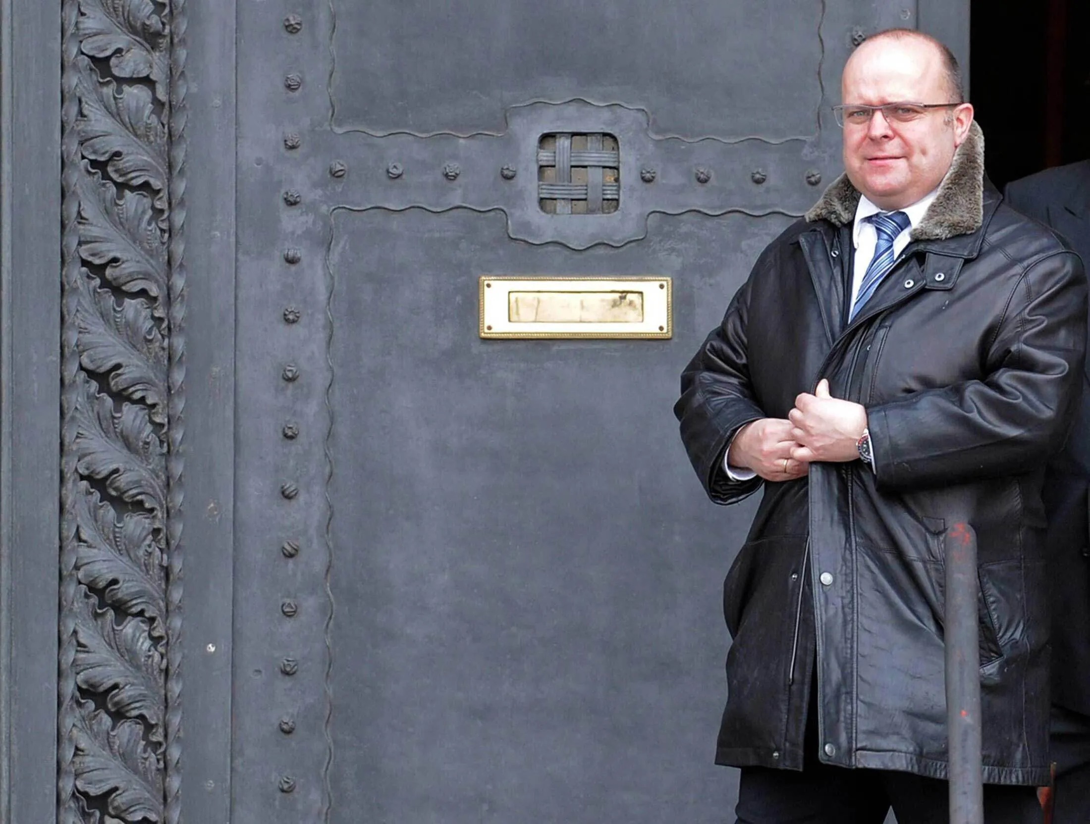 Insolvency administrator Michael Jaffé in Dresden in 2009