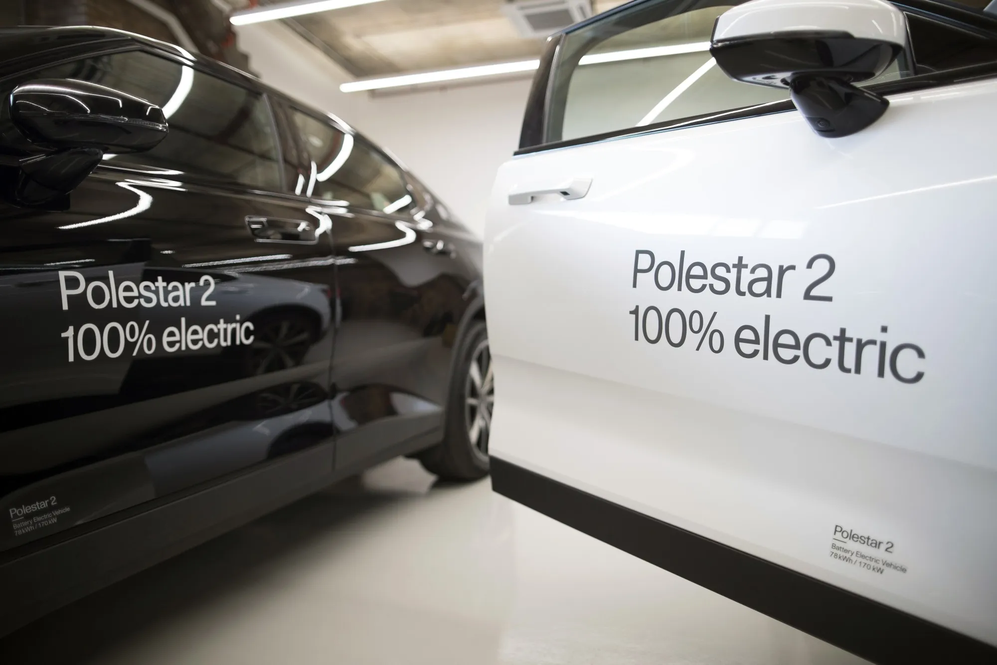 Polestar 2 electric vehicles.
