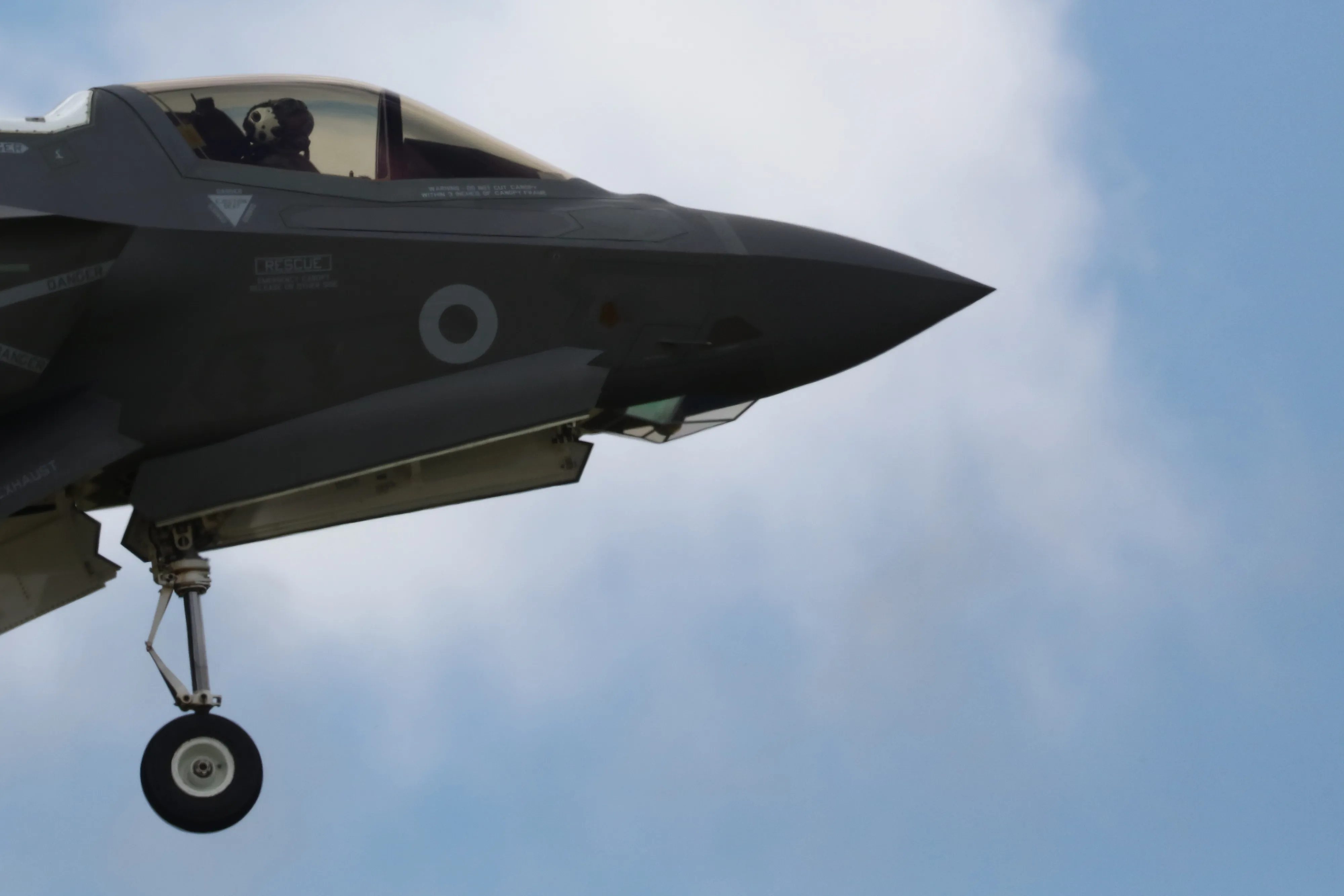 A Lockheed Martin Corp. F-35 jet.