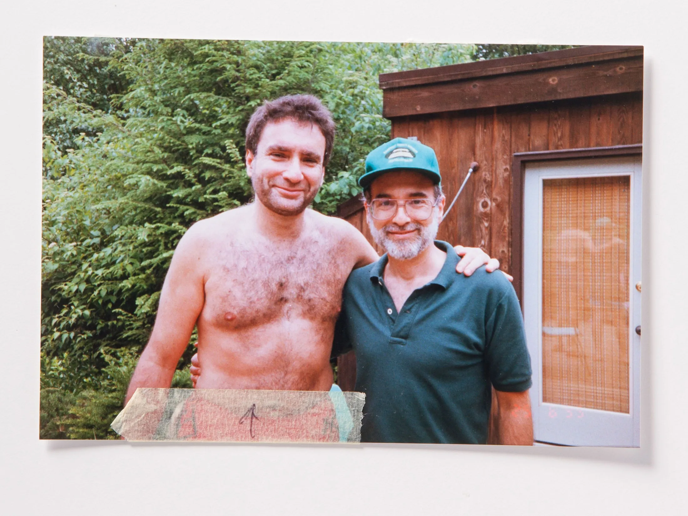 Dr. Herschkopf and Markowitz pose together at the Southampton home.