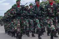 Indonesian Military 74th Anniversary In Central Sulawesi