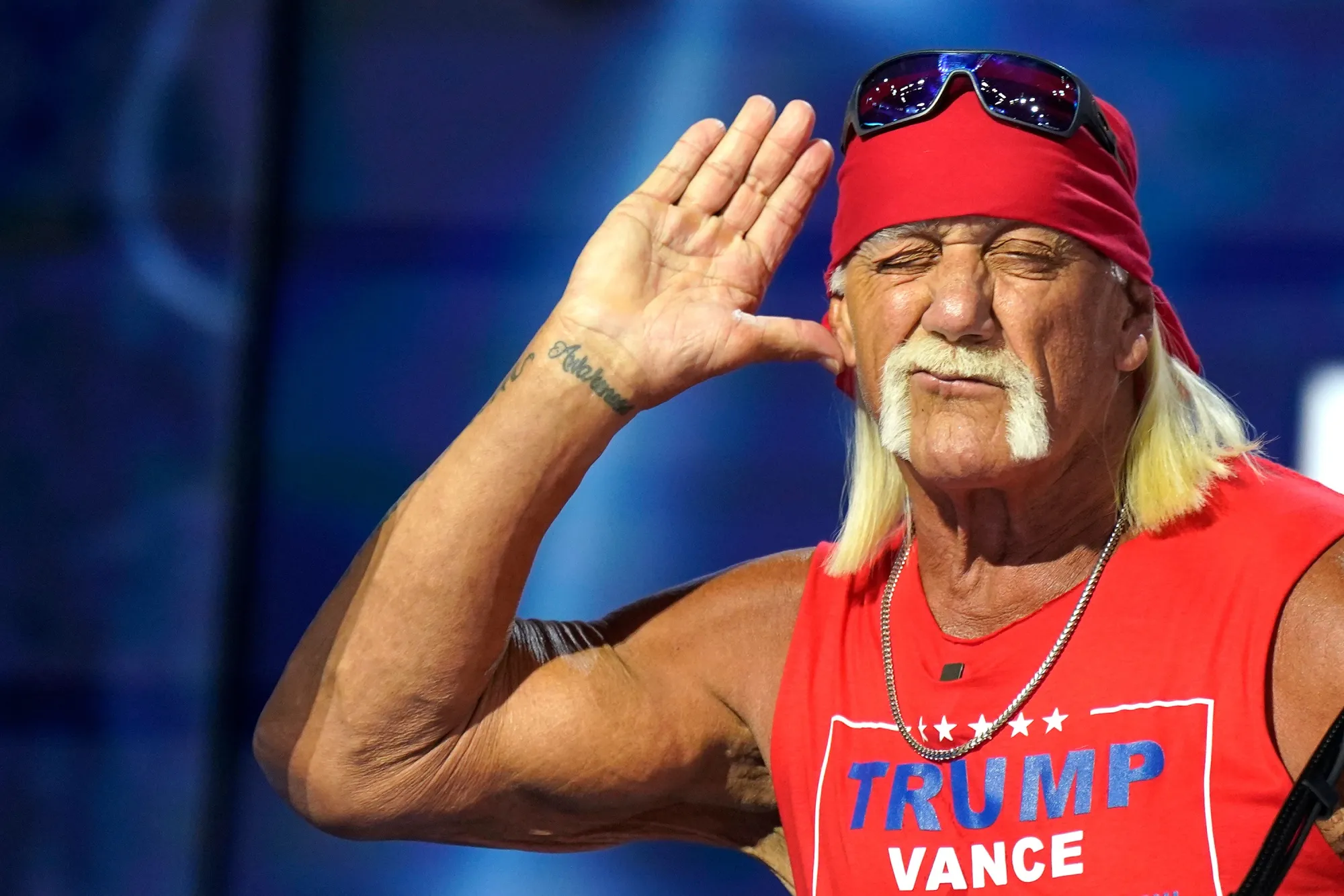 Hulk Hogan at the Republican National Convention.&nbsp;