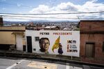 A street mural supporting President-elect Petro in Bogota.